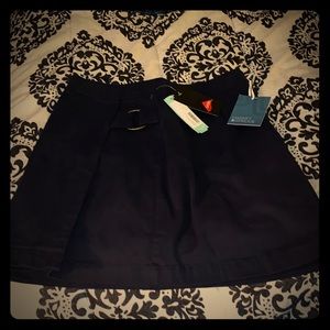 Faux wrap skirt